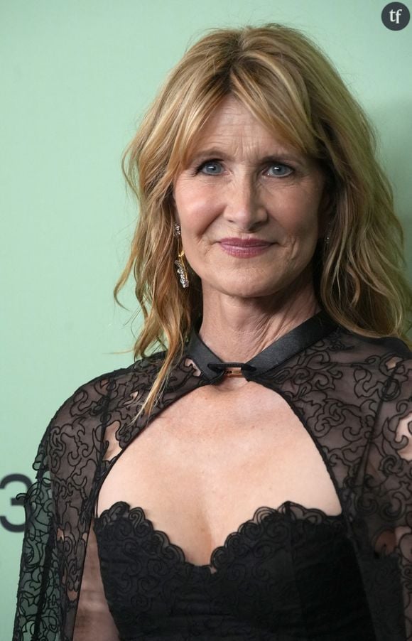 Laura Dern, muse de David Lynch, visage inoubliable de Sailor et Lula, Blue Velvet, Inland Empire, et (aussi) de Jurassic Park, fait son tout premier pas sur la scène mode... A bientôt 60 ans. Oui. C'est une très belle séquence.