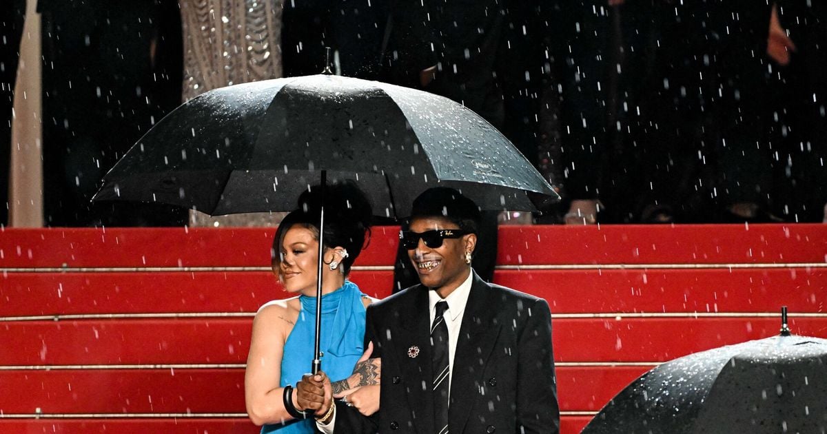 "Mon couple favori", "royal", "je les adore" : Rihanna et Asap Rocky illuminent le tapis rouge du Festival de Cannes