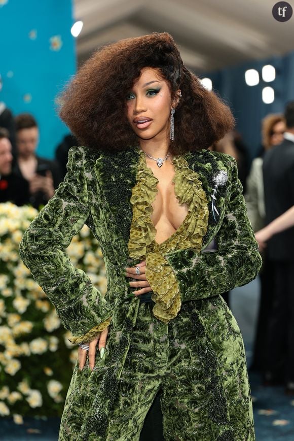 NEW YORK, NEW YORK - MAY 05: Cardi B attends the 2025 Met Gala Celebrating "Superfine: Tailoring Black Style" at Metropolitan Museum of Art on May 05, 2025 in New York City. (Photo by Dimitrios Kambouris/Getty Images for The Met Museum/Vogue)