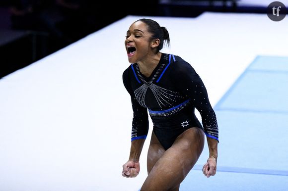 À 25 ans, Mélanie De Jesus Dos Santos à 7 médailles européennes et une médaille de bronze obtenue au championnat du monde de gym artistique à son palmarès.