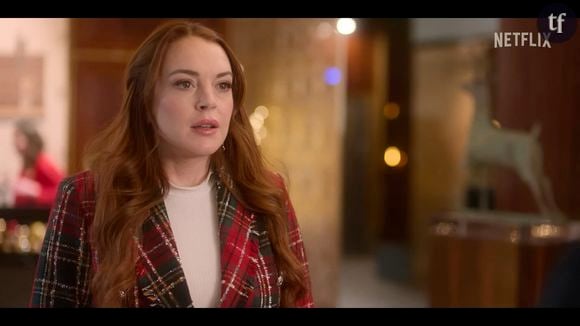 Lindsay Lohan se fait star de Netflix pour les fêtes.