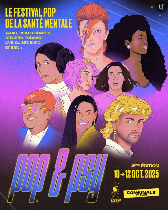 A Terrafemina, on vous propose une fois par semaine trois activités immanquables pour ensoleiller vos week-end frileux. Sorties, ciné, concert... Comme le Festival Pop & Psy qui a lieu ce week end et propose d'aborder les enjeux de santé mentale à travers la pop culture.