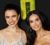 (L-R) Margaret Qualley and Demi Moore attend the Los Angeles Premiere of "The Substance" at Directors Guild Of America on September 16, 2024 in Los Angeles, California.