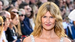 "Il n'est jamais trop tard" : Laura Dern, sidérante égérie de David Lynch, fait son tout premier défilé fashion à 58 ans, et on applaudit