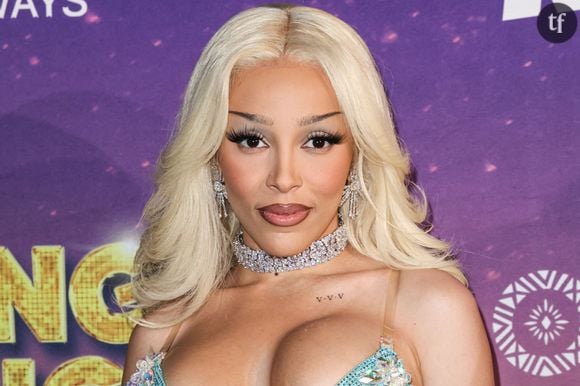 La rappeuse et chanteuse américaine Doja Cat (Amala Ratna Zandile Dlamini) arrive à l'émission iHeartRadio's 102.7 KIIS FM Wango Tango 2025 Presented by Fiji Airways qui se tient à Huntington City Beach le 10 mai 2025 à Huntington Beach, Orange County, Californie, États-Unis. Photo par Xavier Collin/Image Press Agency/ABACAPRESS.COM