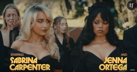 Le clip de l'été est signé Sabrina Carpenter et Jenna Ortega, et il cite toutes les icônes féminines du ciné horrifique : on a trouvé toutes les réfs !