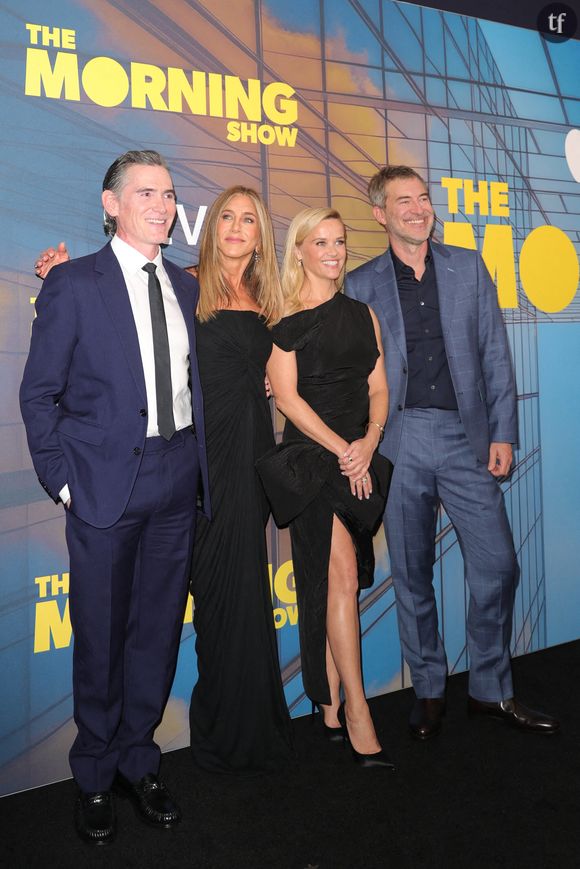 Reese Witherspoon, Jennifer Aniston et Marion Cotillard se sont réunies à New York, le 9 septembre, pour la sortie de la saison 4 de "The Morning Show".