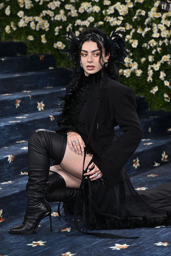 Charli XCX at the 2025 Costume Institute Benefit Gala - aka The Met Gala - celebrating the opening of the exhibition "Superfine: Tailoring Black Style" held on May 5, 2025 at The Metropolitan Museum of Art in New York City.
(NYC)