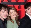 Charlie Heaton, Natalia Dyer, Noah Schnapp à la soirée d'ouverture de Stranger Things : La première ombre" Soirée d'ouverture à Broadway. New York, New York, États-Unis le 23 avril 2025. Photo by Janet Mayer/INSTARimages.com