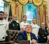 Le 18 juin, Donald Trump a reçu l'équipe de la Juventus de Turin dans le bureau Ovale.