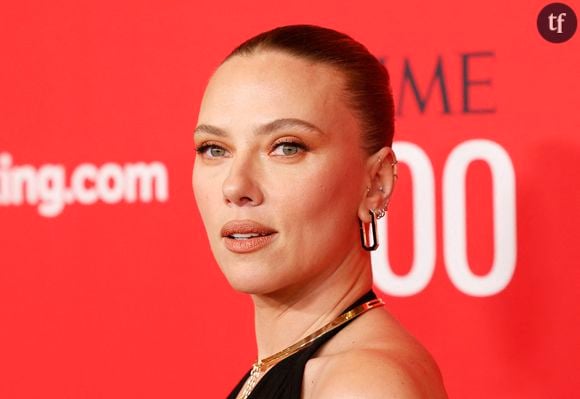 Scarlett Johansson sur le tapis rouge du TIME100 Gala au Jazz at Lincoln Center à New York City
