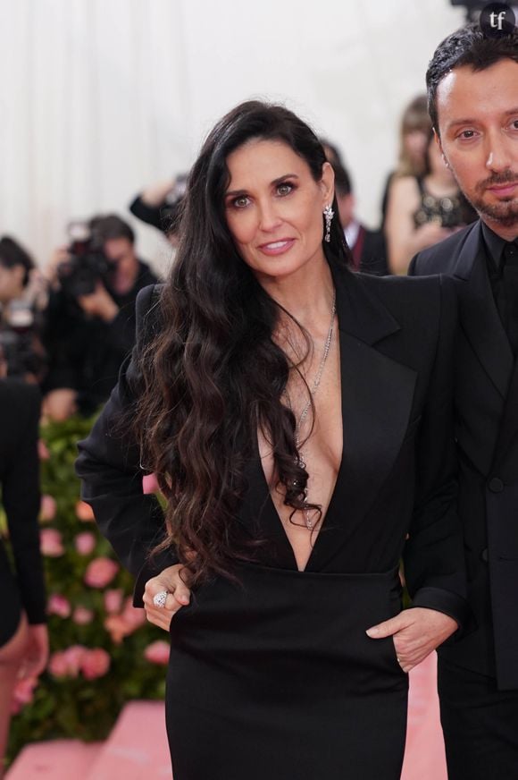 Demi Moore - Arrivées des people à la 71ème édition du MET Gala (Met Ball, Costume Institute Benefit) sur le thème "Camp: Notes on Fashion" au Metropolitan Museum of Art à New York, le 6 mai 2019.