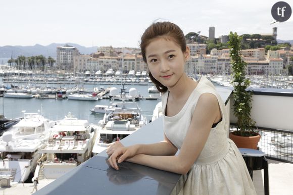 Kim Sae Ron lors du 67e Festival de Cannes, à Cannes, en 2014.