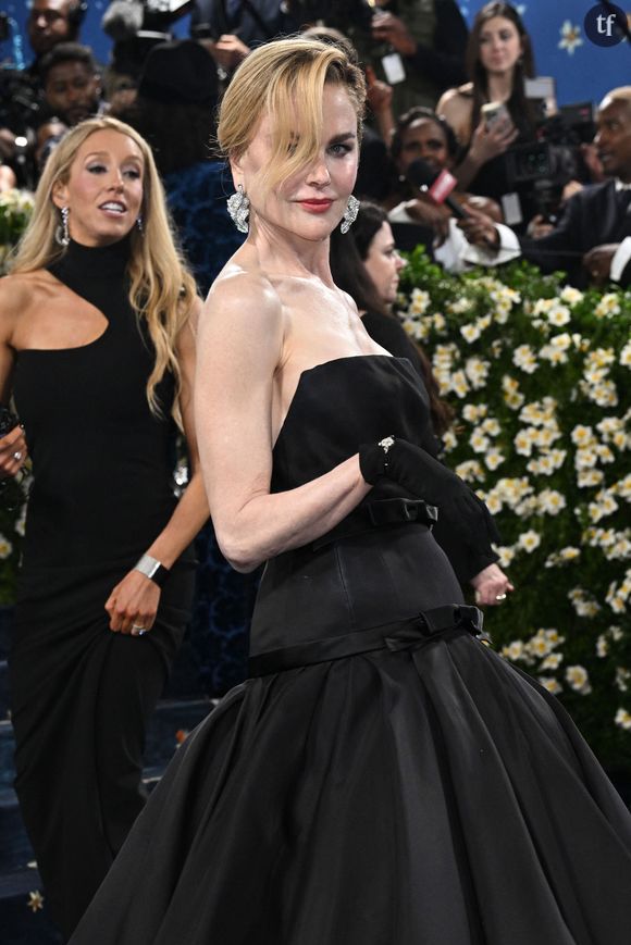 Nicole Kidman at the 2025 Costume Institute Benefit Gala - aka The Met Gala - celebrating the opening of the exhibition "Superfine: Tailoring Black Style" held on May 5, 2025 at The Metropolitan Museum of Art in New York City.
(NYC)