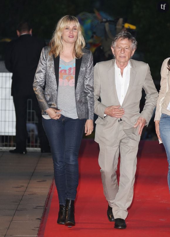 Roman Polanski et Emmanuelle Seigner arrivent à la première du film "Blue Jasmine" à Paris le 27 août 2013.

© Denis Guignebourg / Bestimage