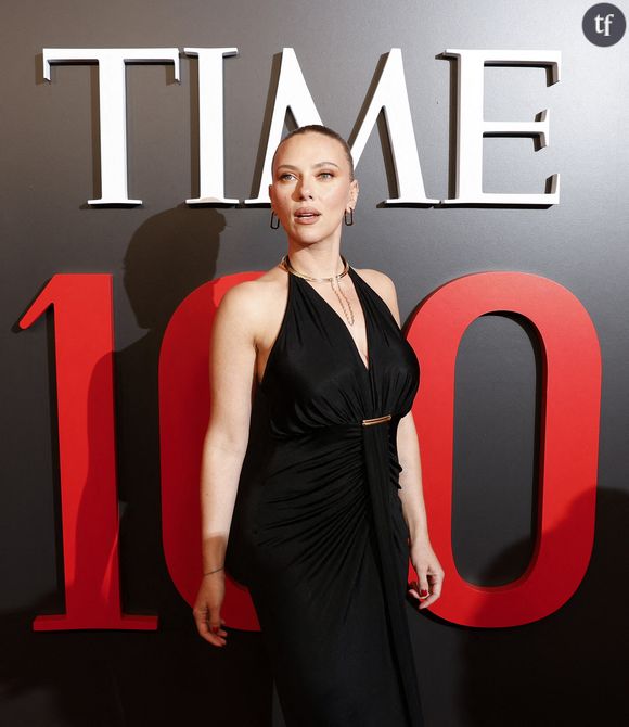 Scarlett Johansson sur le tapis rouge du Gala 2025 TIME100 Jazz at Lincoln Center à New York