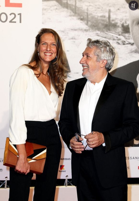 Alain Chabat et sa femme Tiara Comte - Cérémonie d'ouverture du Festival Lumière 2021 à Lyon le 9 octobre 2021.
© Dominique Jacovides / Bestimage