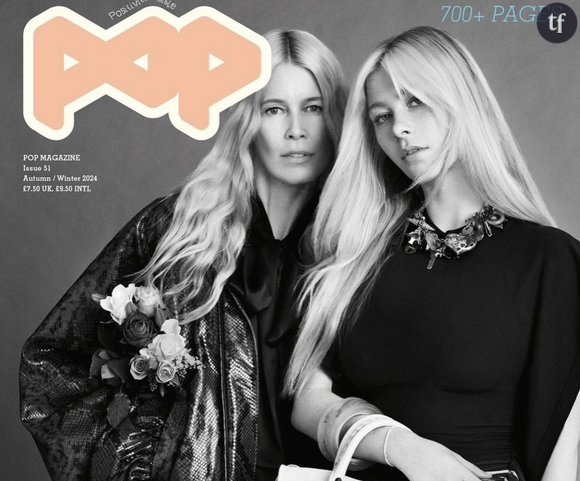 En septembre 2024, Claudia Schiffer et sa fille Clémentine Vaughn ont fait la couverture de The Pop Magazine.