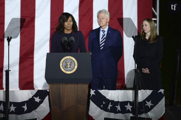 Michelle Obama, épouse de toujours ? Une image emblématique parmi d'autres : l'ex Première dame, avocate, conférencière, autrice à succès, est un "role model".