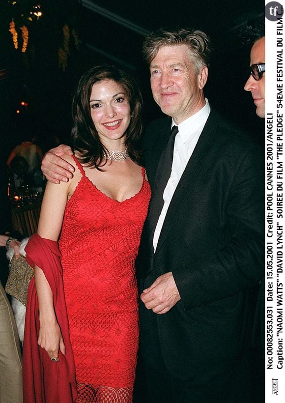 "NAOMI WATTS" "DAVID LYNCH" SOIREE DU FILM "THE PLEDGE" 54EME FESTIVAL DU FILM CANNES 2001 PROJECTION FILM "THE PLEDGE" SOIREE CHOPARD "PLAN AMERICAIN"