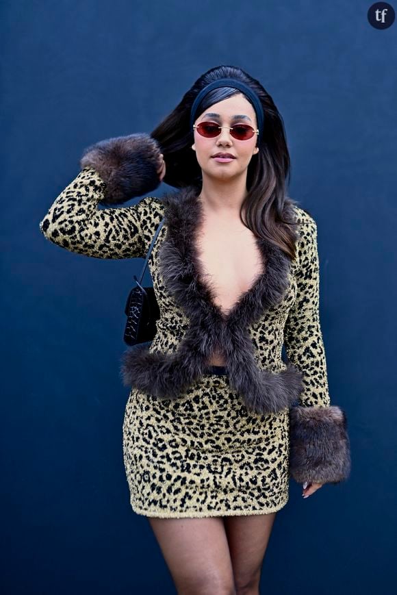 Le 28 janvier, Lena Mahfouf a assisté au défilé de la maison Valentino, lors de la Fashion Week de Paris.