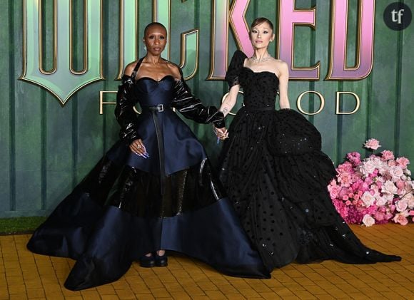 Londres, Royaume-Uni. 10 novembre 2025.
Cynthia Erivo et Ariana Grande à la première européenne de Wicked For Good, Leicester Square. Photo par Stuart Hardy/ABACAPRESS.COM